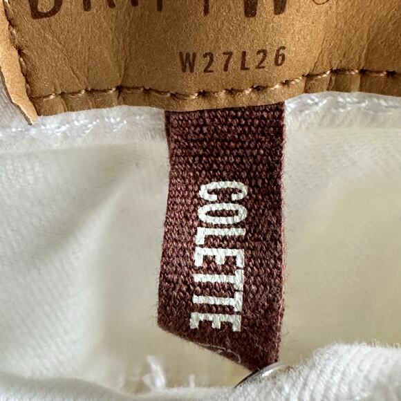 Driftwood Colette Embroidered Cuff Straight Leg Jeans NWT - Picture 9 of 10